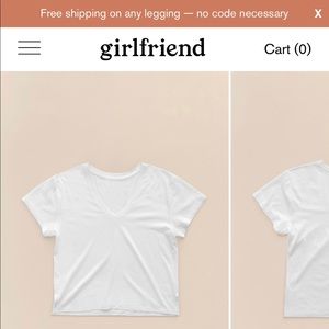 girlfriend collective white t shirt